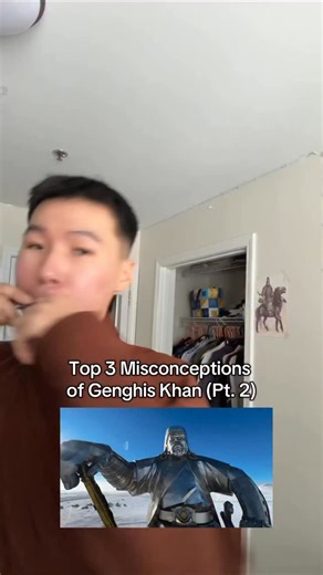 S C O T T 💫 on Instagram: "MISCONCEPTIONS ABOUT GENGHIS KHAN (Part 2) Genghis Khan, also known as Chinggis Khan (c. 1162–1227), was the founder of the Mongol Empire—the largest contiguous land empire in human history. Born with the name Temüjin, he rose from hardship to unite the warring Mongol tribes and went on to build an empire that reshaped Eurasia and transformed how societies were connected. Under his rule, ideas that were highly unusual for the medieval world began to take form: religio