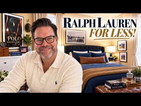 NEW CONTENT: I Gave My Bedroom the Ralph Lauren Look… for LESS!