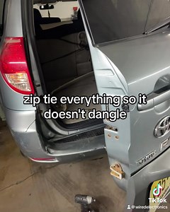 Quick touchscreen radio and back up camera install on #rav4 #toyota | Wired Electronics