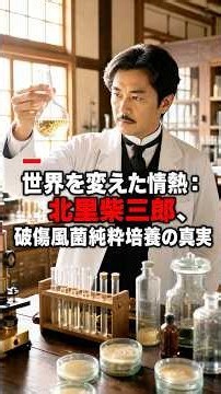 世界を変えた情熱：北里柴三郎、破傷風菌純粋培養の真実