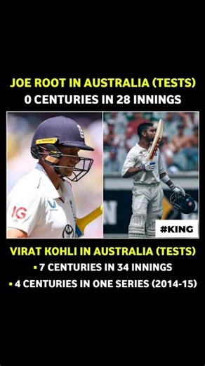 Joe Root vs virat kohli in Australia tests