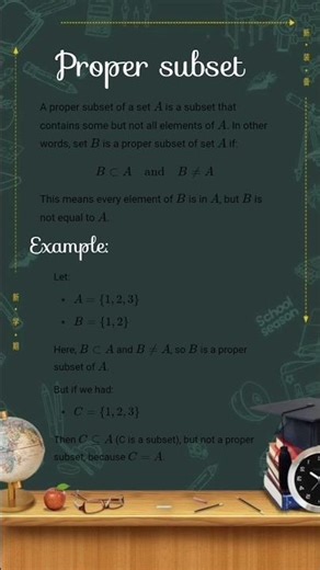what is proper subset define of proper subset#mathmatics#basic #newsyllabus #basic#shortfeed