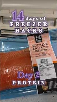 Day 2 - Protein | I freeze my meat first, then vacuum seal it using ‪@foodsaver‬ #FreezerMealPrep