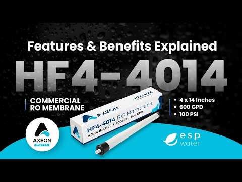 AXEON HF4-4014 Commercial RO Membrane 600 GPD Features and Benefits