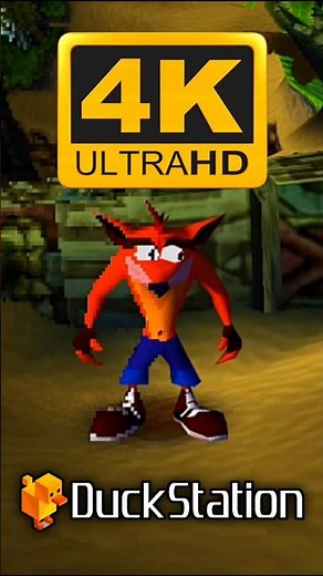 PS1 Native vs 4K Resolution DuckStation Emulator