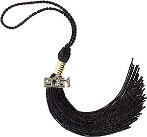 Tassel Depot 2021 Black Graduation Tassel - Every School Color Available - Made in USA