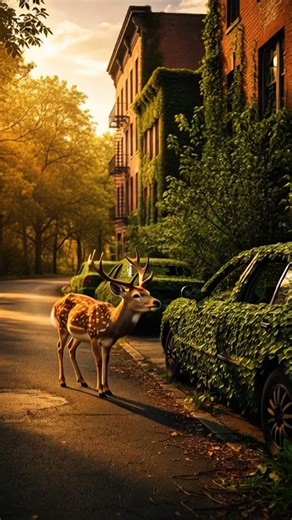 Abandoned City Restored by Nature | Unreal AI Transformation