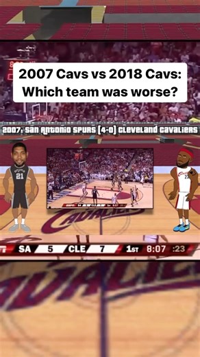 1.9K views · 85 reactions | 2007 Cavs vs 2018 Cavs: Which NBA Finals team was worse? #nba | Rebound Rewind | Facebook