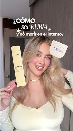 👸🏼✨ How to be blonde without dying trying 💛 Plex Shampoo + Hair Mask #blondehair
