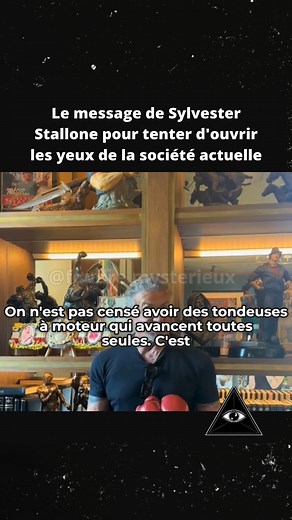 434K views · 10K reactions | Le message de Sylvester Stallone pour tenter d'ouvrir les yeux de la société actuelle  Merci à toutes les personnes qui ont lu notre livre "Réveille tes Pouvoirs Mentaux" où nous partageons des informations méconnues pour éveiller et transcender l'esprit  Lien dans notre profil ou commente "LIVRE" Comment « AMAZON » si vous le préférez en format physique. | Foudre Mysterieux | Facebook