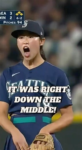 IS THIS EVEN A BALL? It was perfect strike. #baseball #mlb #aisports