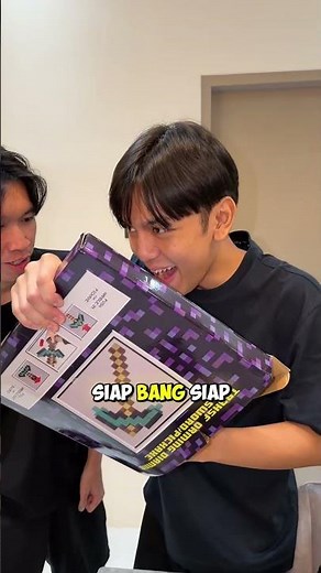 mainan baru bang andra lagi nih pedang minecraft didunia nyata😱 #freefire #andrast