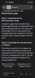 A liquid-in-glass thermometer has a total length of 20 cm betwe... | Filo