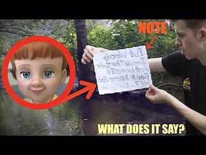 GABBY GABBY LEFT ME A NOTE IN REAL LIFE! *Toy Story 4*