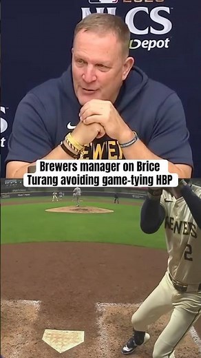 Pat Murphy reacts to potential game-tying HBP
