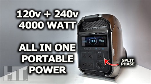 EcoFlow Delta Pro 3 | 4000W 240V split phase solar generator power station