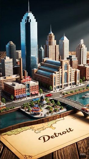 Detroit, Michigan map