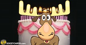 Talking Birthday Moose (Personalize)