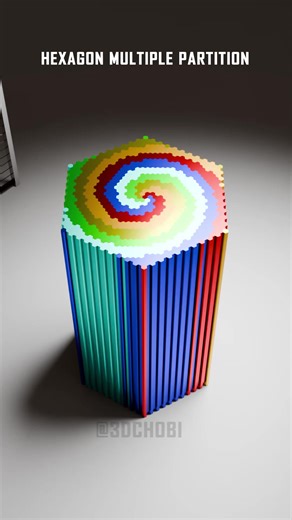 Satisfying Animation of Colorful Octagonal Structures