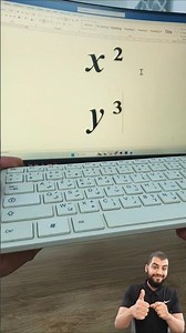Superscript in microsoft #word