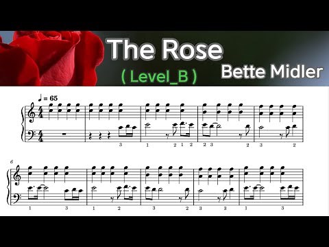 The Rose / -Piano Sheet music / Bette Midler by SangHeart Play