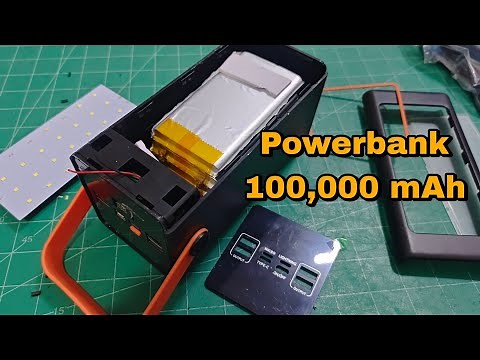 Review Powerbank 100,000 mAh ภายในมีอะไร