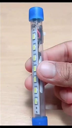 How to Make a Powerful Portable LED Light at Home! 💡✨#shorts #viral #idea