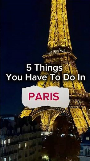 5 Must-Do Things in Paris 🇫🇷 | Ultimate Paris Travel Guide #paris #travel #france