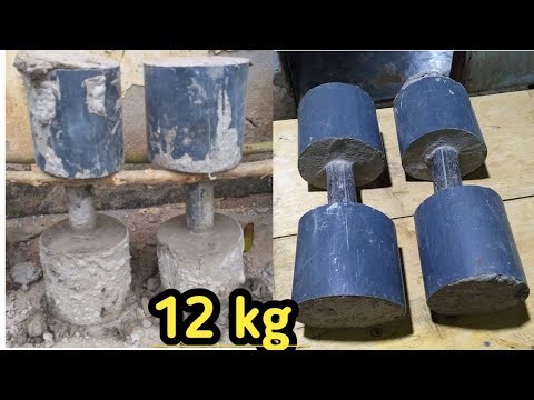 comment fabriquer facilement ses haltères à la maison sans trop dépenser.