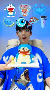 1.6M views · 10K reactions | Random Blue Color food MUKBANG3略 #shorts #mukbang #reels #food #bluefood | Cure01 | Facebook