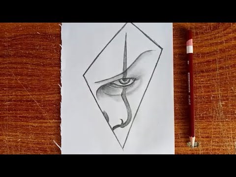 How to Draw Pennywise Eye Easy | Step by Step Drawing for Beginners