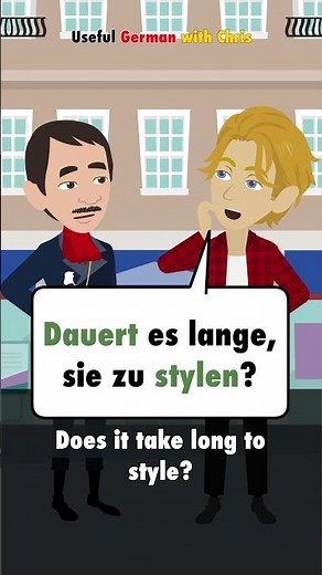 Learn German: How do you style your hair?