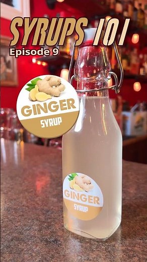 Syrups 101 - How to Make Ginger Syrup 🫚