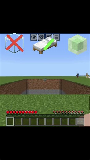 Which Block Saves You From Fall Damage? | Glass vs Bed vs Slime Block 🤯 | Minecraft #shorts