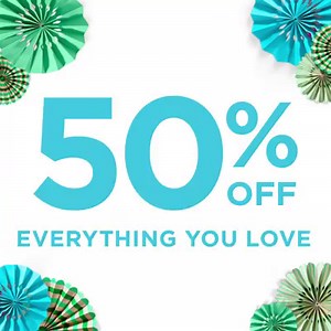 Spring into huge savings with 50% off everything! Use code HAPPYSPRING by Sun, Mar 25. | Shutterfly