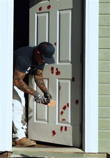 How to Repair Dings on Metal Doors with Bondo