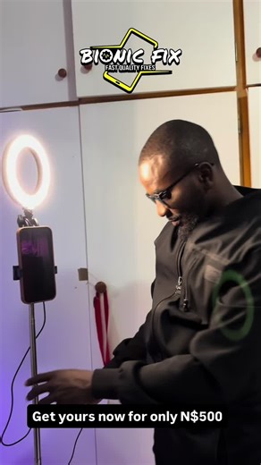 3 in 1. Tripod, Selfie stick & Ring light for only N$500. Free delivery 0814407494