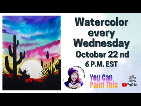 The Art Sherpa Show | Paint a Sunset in Watercolor