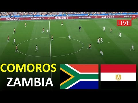 🔴Live: Zambia vs Comoros I CAF Africa Cup of Nations 2025 i Full Match Streaming I PES 21 Simulation