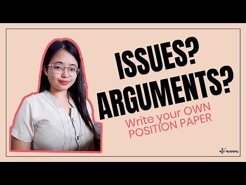 Position Papers | Issues, Arguments | English A | Ate Ma'am Vlogs