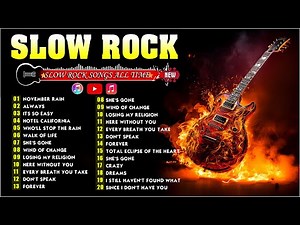 Nonstop Slow Rock Medley 🔥 Slow Rock Love Songs Collection 70s 80s 90s | Scorpions, Bon Jovi, U2