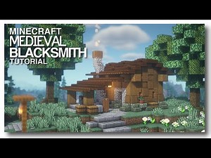 Minecraft: How to Build a Simple Medieval Blacksmith!