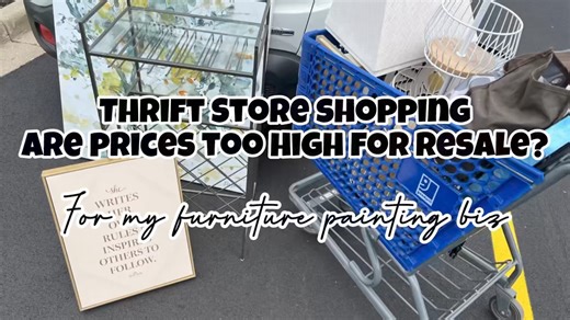 6.5K views · 200 reactions | Join me today as I thrift for my shop in Menomonee Falls, WI for items to upcycle for my furniture and decor store! I sell the paint and products I use on my website rusticrehabs.com. | Rustic Rehabs | Facebook