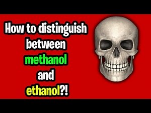 How to distinguish between methanol and ethanol easily?
