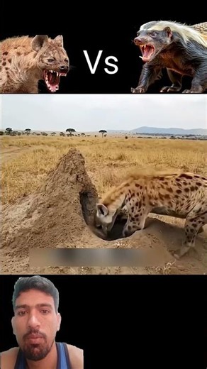 hunny Bezier vs hayna 🙂‍↕️🤐😨 #animals #amanzingfacts #factskidunia #facts #animalworld