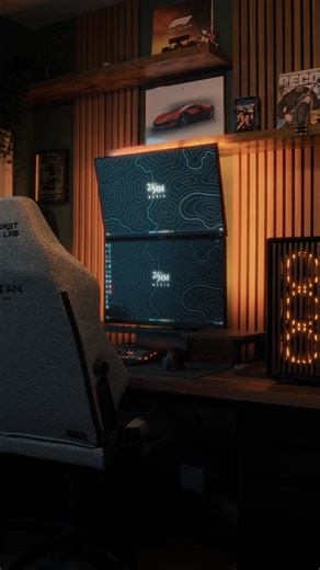 Updated Video Editing Desk Setup🔥Fractal North, Razer Pro Click V2 Vertical #desksetup #pcbuild