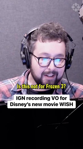 We recorded ADR (automated dialogue replacement) for Disney’s new movie WISH! (Security kicked Jeffrey out right after this) #disney #wish #animated #animated #movie #film #arianadebose #chrispine #alantudyk #star #vo #voiceover #booth #actor #voiceactor #behindthescenes #adr #script #frozen #frozen3 #goat #magic #jeffreyvega #ign | IGN