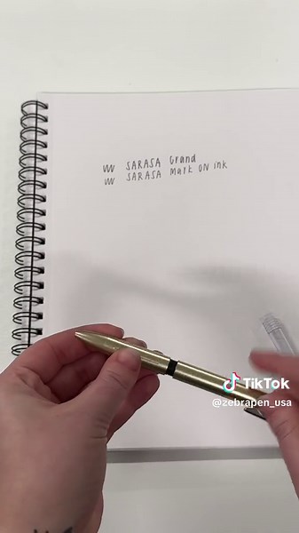 Our SARASA Grand Gel Retractable is classy, chic, and has quickly become a staple writing tool for many planners, bullet journalists, and avid notetakers. But did you know that you can upgrade your SARASA Grand writing game with various other types of Zebra Pen refills? If you’re looking for blue or other colored ink that will fit into your SARASA Grand, you can use the ink from our standard SARASA Clip gel ink pens. Or, for a smudge-free writing and highlighting experience, try using the ink of