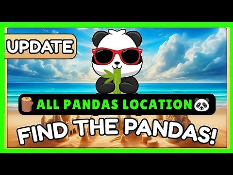 Guide How To Get All Panda Locations On Roblox Find The Pandas By Find The Fun