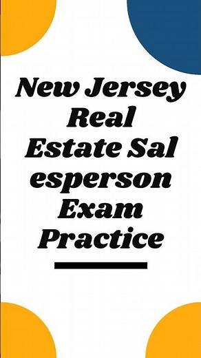 NJ Real Estate Salesperson Exam Practice 2026:Practice Questions from Real Tests